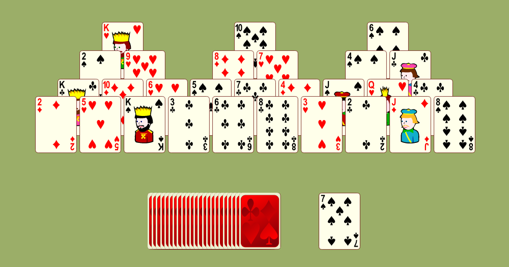 Pyramid Solitaire (Two decks) - Panoidl ENTERTAINMENT